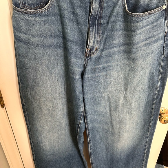 Madwell Superwide Leg Curvy Jeans! Barely worn, perfect condition. Size 32 - Picture 4 of 5